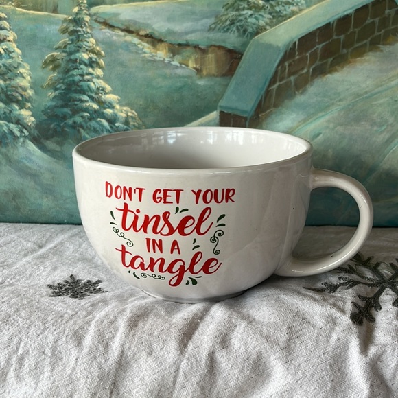 Christmas soup sippy mug, for one serving of soup or a gianourmous cup of coffee - Picture 4 of 4